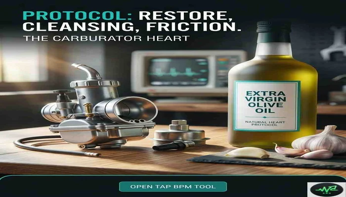 Natural heart health protocol with olive oil and garlic