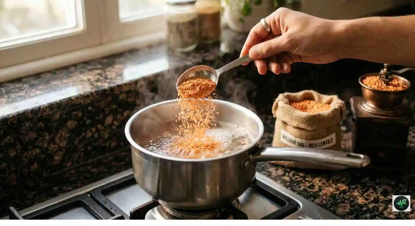 Preparing Red Lentil Powder